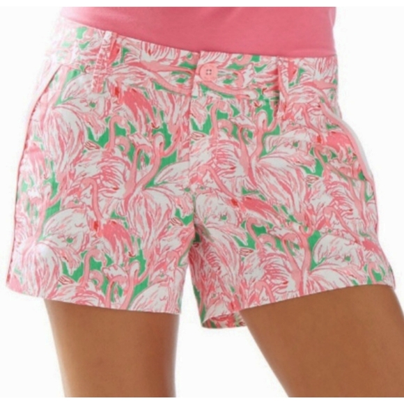 Lilly Pulitzer | Shorts | Lilly Pulitzer Callahan Pink Flamingo Shorts